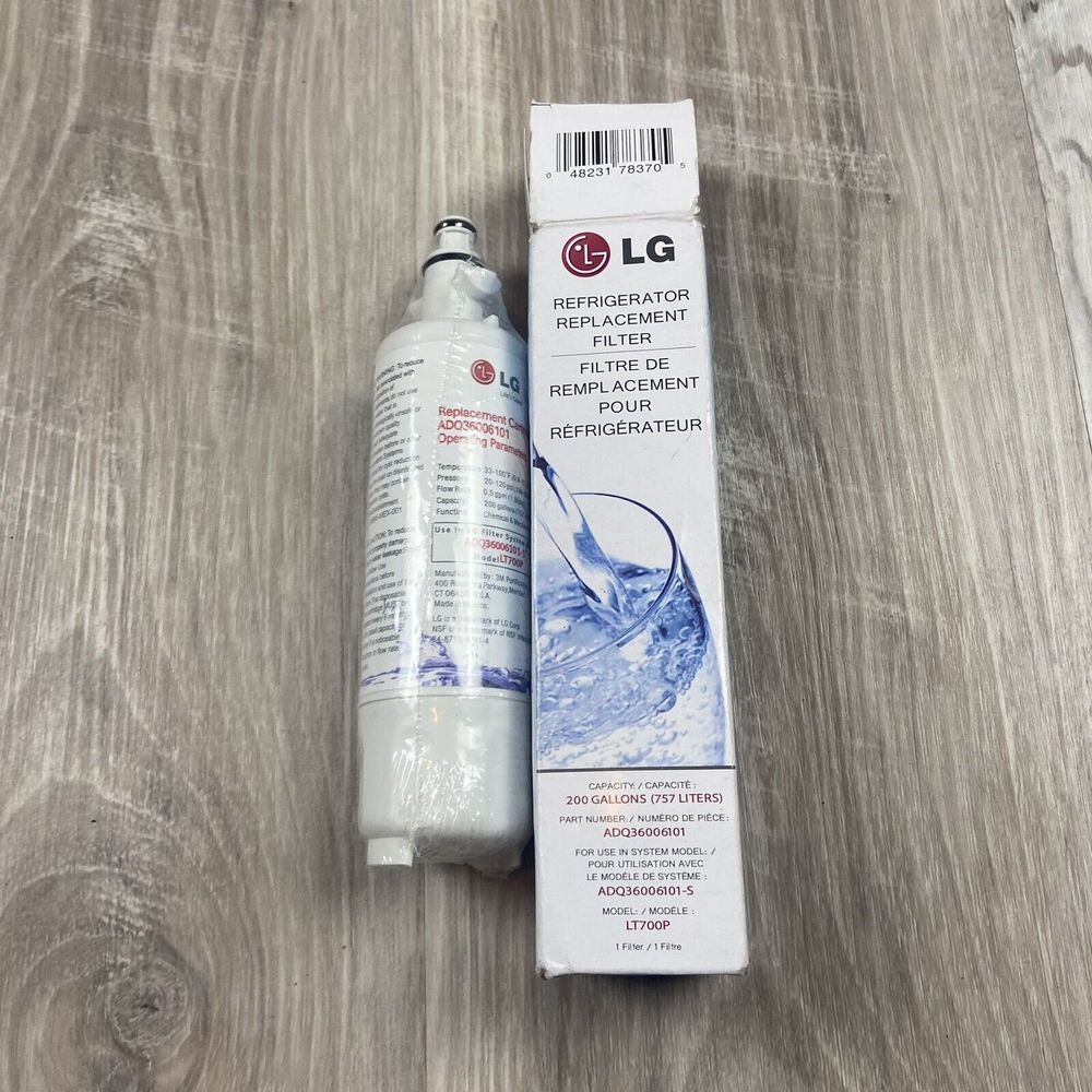 *2 Pack* New Genuine LG LT700P Refrigerator Water Filter ADQ36006101‎